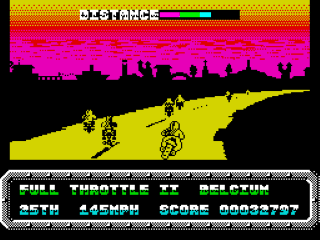Full Throttle 2 screenshot 2 for ZX Spectrum